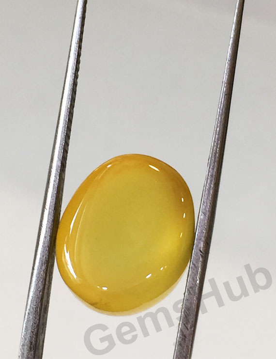 Natural Certified Yellow Hakik Stone, weight - 10
